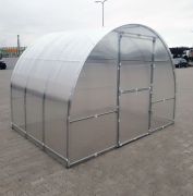 Gewächshaus 34 HKP 4 mm, Grundfläche 30 m² - Abmessungen: 1000 x 300 cm (L x B)