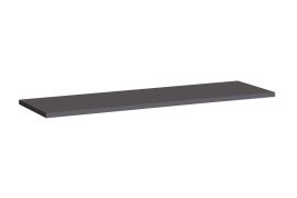 Wandregal Fardalen 39, Farbe: Grau - Abmessungen: 1,8 x 120 x 20 cm (H x B x T)