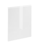 Geschirrspülerfront für Küche Tegmine | Farbe: Weiß | 59,6 x 71,3 cm