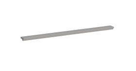 LED-Leiste | 2,12 W | 2 m Kabel | neutrale helle Farbe | Farbe: Chrom | per Fernbedienung steuerbar | Maße: 47,5 x 1 x 3 cm