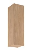 Küchenhängeschrank | 1 Drehtür | Farbe: Eiche Puccini | Soft-Close Funktion | 3 Fächer | 30 x 32 x 100 cm | schmal | Türanschlag: Links