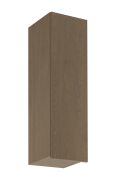 Küchenhängeschrank | 1 Drehtür | Farbe: Eiche Baltic Storm | Soft-Close Funktion | 3 Fächer | 30 x 32 x 100 cm | schmal | Türanschlag: Rechts