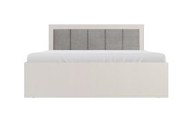 Doppelbett mit Stauraum Hannut 16, Farbe: Kaschmir, Gästebett, Liegefläche: 160 x 200 cm, für Schlafzimmer