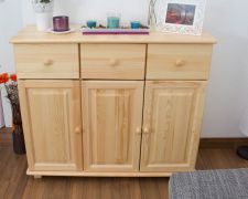 Kommode Massivholz 043 - Abmessung 100 x 118 x 42 cm (H x B x T)