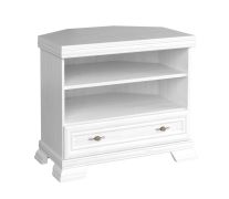 TV-Unterschrank Sentis 09, Farbe: Kiefer Weiß - 77 x 86 x 61 cm (H x B x T)