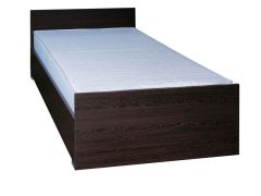Einzelbett / Gästebett Corrientes 11 inkl. Bodenplatte, Farbe: Wenge - 90 x 200 cm (B x L)