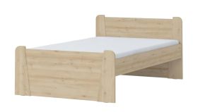 Kinderbett / Jugendbett Benjamin 04, Farbe: Buche - 120 x 200 cm (B x L)
