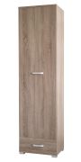 Schrank Kikori 15, Farbe: Sonoma Eiche - Abmessungen: 190 x 50 x 40 cm (H x B x T)