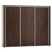 Schiebetürenschrank / Kleiderschrank Aitape 38, Farbe: Sonoma Eiche dunkel - Abmessungen: 188 x 240 x 60 cm (H x B x T)