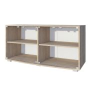 TV-Unterschrank Rabaul 11, Farbe: Sonoma Eiche - Abmessungen: 47 x 155 x 43 cm (H x B x T)