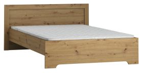 Einzelbett / Gästebett Vanimo 07, Farbe: Eiche - Liegefläche: 120 x 200 cm (B x L)