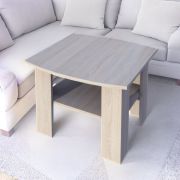 Couchtisch Rabaul 46, Farbe: Sonoma Eiche - Abmessungen: 73 x 73 x 54 cm (B x T x H)