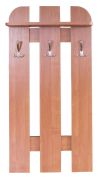 Garderobe Paseh 21, Farbe: Erle - Abmessungen: 126 x 60 x 24 cm (H x B x T)