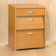 Schuhschrank Pamanukan 07, Farbe: Erle - Abmessungen: 69 x 50 x 34 cm (H x B x T)