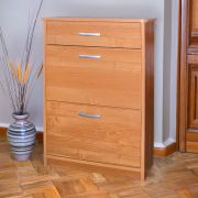 Schuhschrank Pamanukan 17, Farbe: Erle - Abmessungen: 96 x 60 x 20 cm (H x B x T)