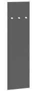 Garderobe Knoxville 25, Farbe: Grau - Abmessungen: 150 x 40 x 3 cm (H x B x T)