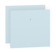 Schubladenfront Egvad, 2er Set, Farbe: Hellblau - Abmessungen: 34 x 37 x 2 cm (H x B x T)