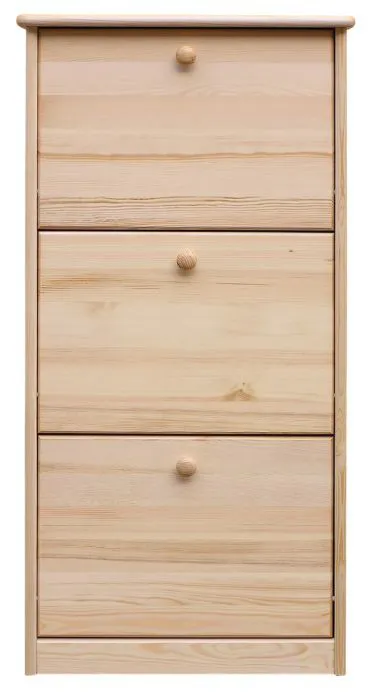 Schuhschrank schmal Kiefer