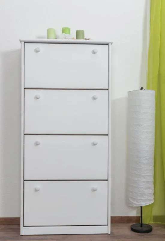 Schuhschrank Holz weiß