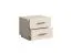 Nachtkommode Ioannina 02, 2er Set, Farbe: Beige, zwei Schubladen, ABS-Kantenschutz, gut kombinierbar, Maße: 48 x 53 x 44 cm, für Schlafzimmer
