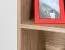 Regal Sichling 05, Farbe: Eiche Braun - Abmessungen: 175 x 35 x 32 cm (H x B x T)