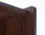Schrank Mairenke 02, Farbe: Walnuss / Schwarz matt - Abmessungen: 191 x 59 x 55 cm (H x B x T)