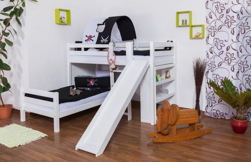 Kinderbett mit Rutsche