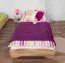 Einzelbett / Stapelbett Wooden Nature 423 , Kernbuche massiv Natur geölt - 90 x 200 cm (B x L)