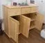 Sideboard, Kiefer massiv, Breite: 118 cm, Farbe: Natur Abbildung