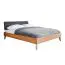 Einzelbett / Gästebett Timaru 03 Kernbuche massiv geölt - Liegefläche: 140 x 200 cm (B x L)