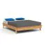 Doppelbett Otago 03 Wildeiche massiv geölt - Liegefläche: 200 x 200 cm (B x L)