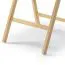 Neutraler Klappstuhl / Klappsessel aus Buchenholz Maridi 284, Farbe: Natur, Maße: 79 x 48 x 43 cm, Massivholz, Modernes Design, faltbar