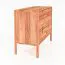 Kommode Wellsford 17 Kernbuche massiv geölt - Abmessungen: 79 x 97 x 46 cm (H x B x T)