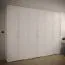 Moderner Kleiderschrank mit zwei Kleiderstangen Beskiden 19, Farbe: Weiß - Abmessungen: 236,5 x 100 x 47 cm (H x B x T)