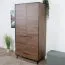 Schrank Altels 20, Farbe: Walnuss - Abmessungen: 185 x 91 x 51 cm (H x B x T)