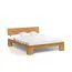 Doppelbett Tasman 01 Wildeiche massiv geölt - Liegefläche: 160 x 200 cm (B x L)