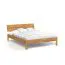 Doppelbett Kapiti 04 Wildeiche massiv geölt - Liegefläche: 160 x 200 cm (B x L)