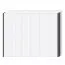 Seitlicher LED-Rahmen für Drehtürenschrank / Kleiderschrank Siumu und Anbaumodule, Farbe: Beige - Höhe: 226 cm