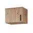 Eckkleiderschrank - Set C Fafe | 4-teilig | Farbe: Eiche Artisan / Schwarz | genügend Stauraum | Soft-Close-Funktion | Kleiderschrank