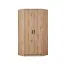 Schlafzimmer - Set | Eckkleiderschrank - Set M Fafe | 5-teilig | Farbe: Eiche Artisan / Schwarz | Kleiderschrank | Schrankaufsatz | Kommode | Soft-Close-System