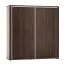 Schiebetürenschrank / Kleiderschrank Aitape 18, Farbe: Sonoma Eiche dunkel - Abmessungen: 188 x 190 x 60 cm (H x B x T)
