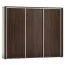 Schiebetürenschrank / Kleiderschrank Aitape 38, Farbe: Sonoma Eiche dunkel - Abmessungen: 188 x 210 x 60 cm (H x B x T)