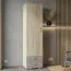 Schrank Ciomas 26, Farbe: Sonoma Eiche / Grau - Abmessungen: 190 x 50 x 40 cm (H x B x T)