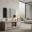 TV-Unterschrank Kundiawa 02, Farbe: Sonoma Eiche hell / Sonoma Eiche dunkel - Abmessungen: 50 x 140 x 40 cm (H x B x T)