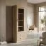 Vitrine Wewak 25, Farbe: Sonoma Eiche - Abmessungen: 200 x 65 x 42 cm (H x B x T)