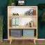 Regal Kiefer massiv natur Aurornis 24 - Abmessungen: 125 x 96 x 40 cm (H x B x T)