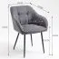 Stuhl Maridi 251, Farbe: Gelb - Abmessungen: 81 x 57 x 61 cm (H x B x T)