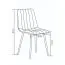 Stuhl Maridi 278, Farbe: Beige - Abmessungen: 88 x 44 x 46 cm (H x B x T)