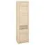 Schrank Mesquite 03, Farbe: Sonoma Eiche hell / Sonoma Eiche Trüffel, Türanschlag Rechts - Abmessungen: 199 x 54 x 40 cm (H x B x T), mit 1 Tür und 6 Fächern