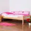 Bettrahmen für Kinder / Kinderbett 90 x 200 cm | Massivholz: Buche | Natur Lackiert | besonders hohe Qualität Abbildung